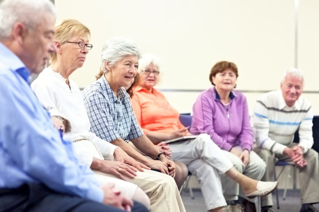 seniors enjoy book signing event