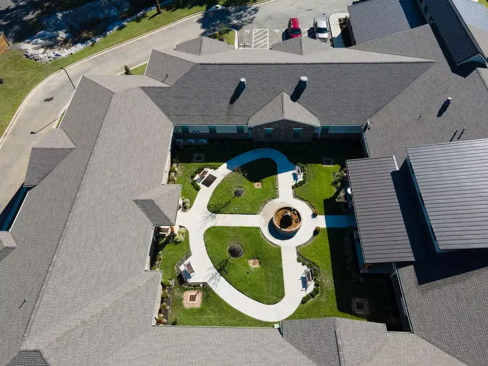birds eye view of community